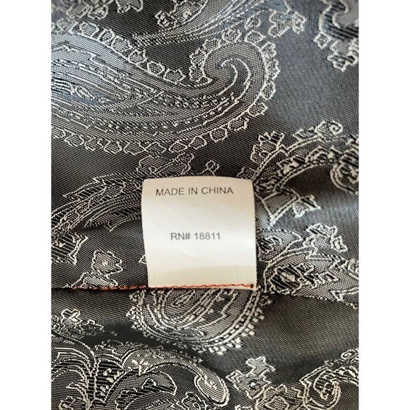 Vicci Uomo Men's Gray Checkered‎ 3-Button Notch Lapel Suit Vest Medium - Picture 4 of 6